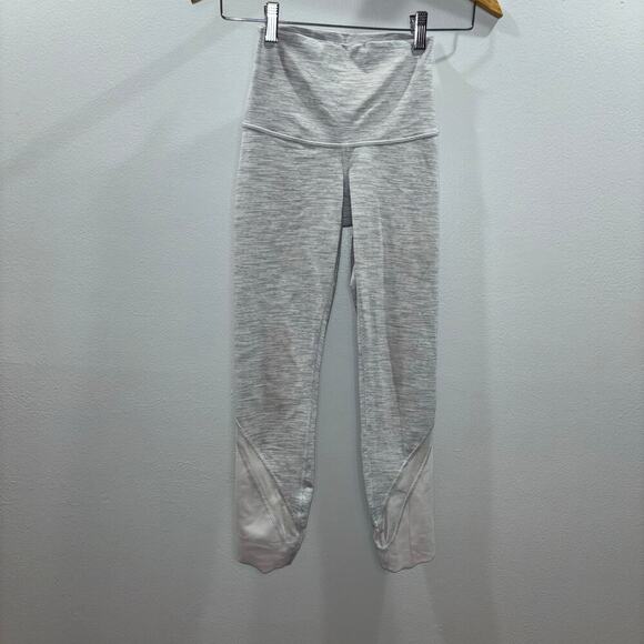 Lululemon Wunder Under High Rise Crop Scalloped Leggings Size 2 - Picture 2 of 16